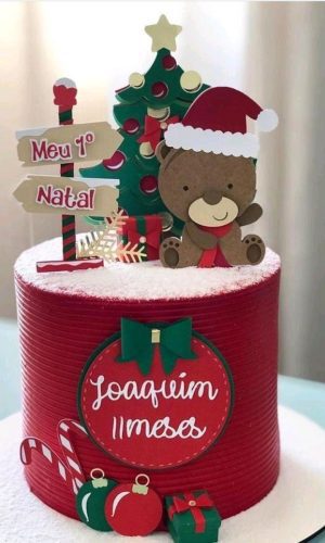 Arquivo de corte TOPO DE BOLO URSINHO NATAL