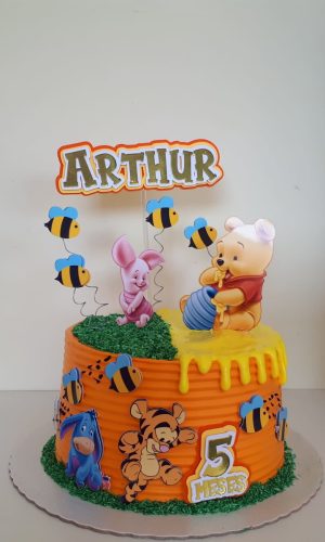 Arquivo de corte topo de bolo Ursinho Pooh