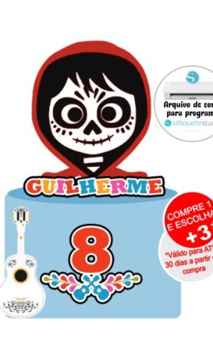Arquivo de Corte Topo de Bolo Viva a Vida É Uma Festa