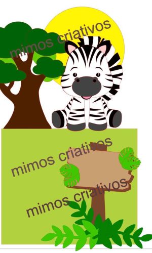 Arquivo De Corte Topo De Bolo Zebrinha