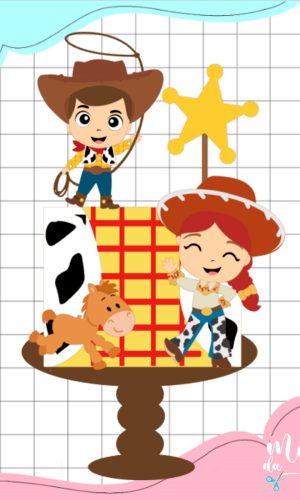 Arquivo de Corte: Topo de Bolo Toy Story Cute 003
