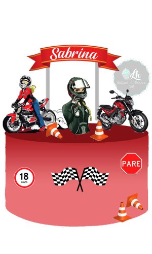 Arquivo Digital Topo de Moto Mulher Motoqueira #1 Pdf/jpg