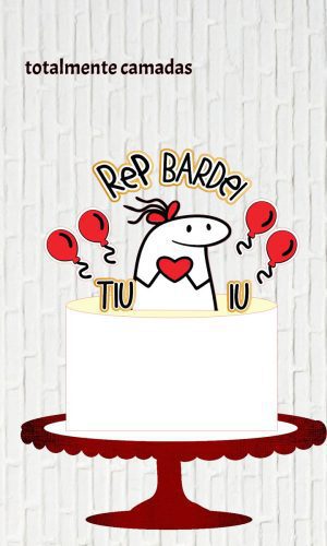 Arquivo de Corte Topo Flork Rep Bardei Tiu Iu Feminino