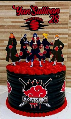 Arquivo de corte topo Naruto Akatsuki+brinde