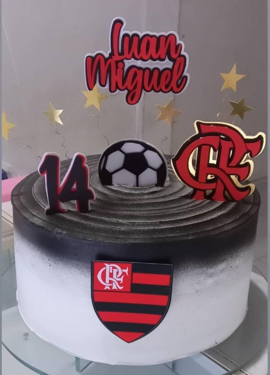Arquivo de Corte Topo Futebol Flamengo Brasao