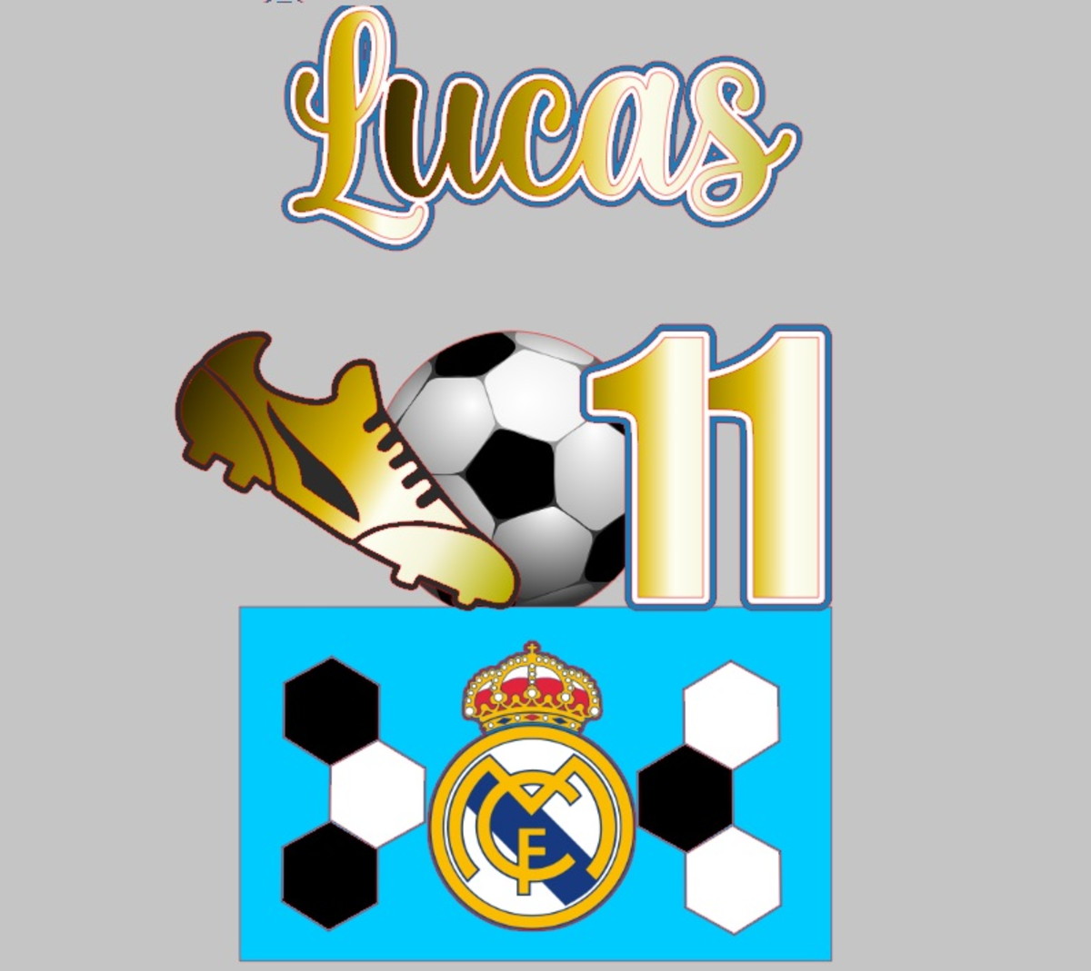 Arquivo de Corte Topo Futebol Real Madrid