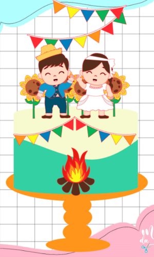 Arquivo de Corte: Topo Junino Casamento Caipira Arraiá 110