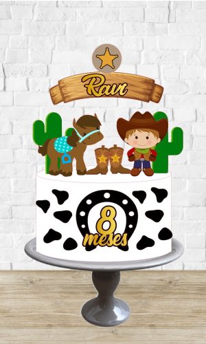 Arquivo de Corte Topo Menino Cowboy