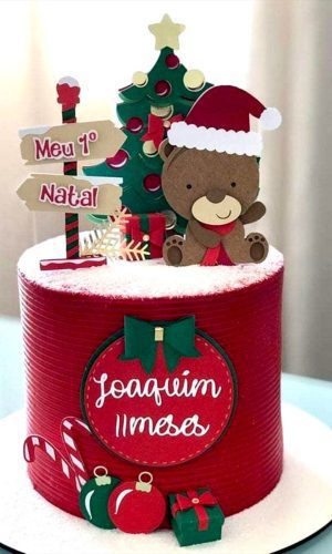 Arquivo de Corte/topo Natal Ursinho / Camadas