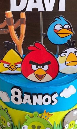 Arquivo de topo de bolo angry birds