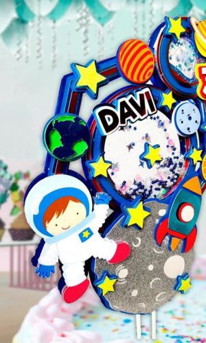 Arquivo de topo de bolo astronauta
