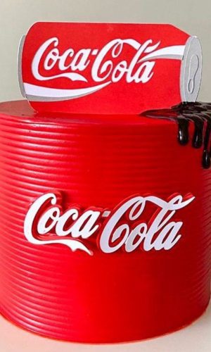 Arquivo de topo de bolo Coca Cola