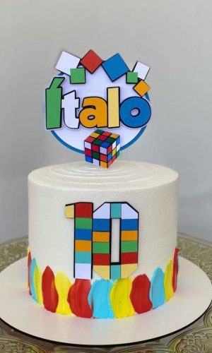 Arquivo de topo de bolo cubo mágico