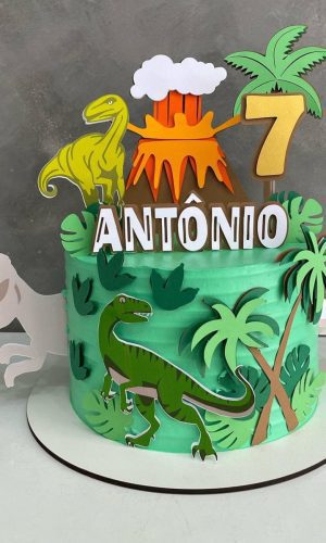 Arquivo de topo de bolo dinossauro