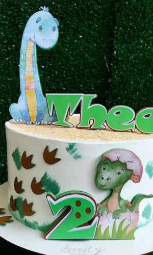 Arquivo de topo de bolo dinossauro