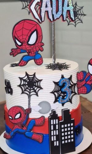 Arquivo de topo de bolo HOMEM ARANHA