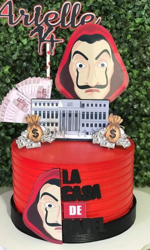 Arquivo de topo de bolo la casa de papel