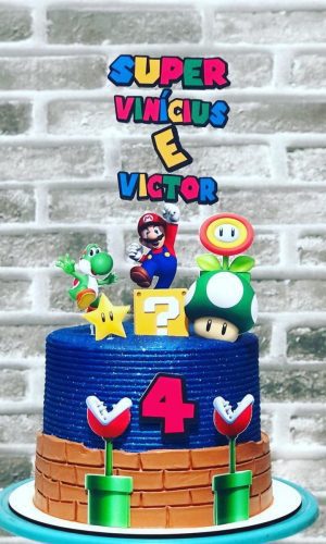 Arquivo de topo de bolo MARIO