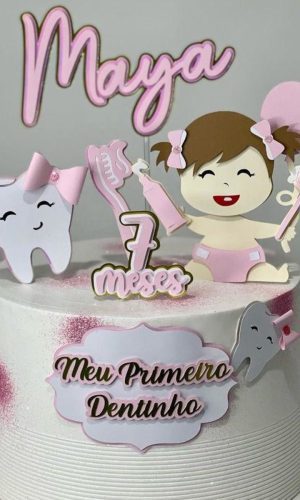 Arquivo de topo de bolo meu primeiro dentinho