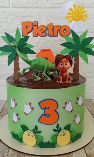 Arquivo de topo de bolo o bom dinossauro