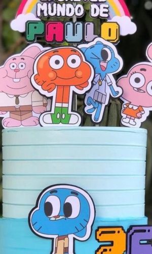 Arquivo de topo de bolo O incrível mundo Gumball