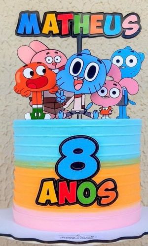 Arquivo de topo de bolo O incrível mundo Gumball