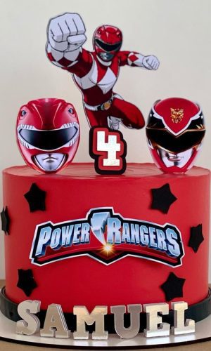 Arquivo de topo de bolo power rangers
