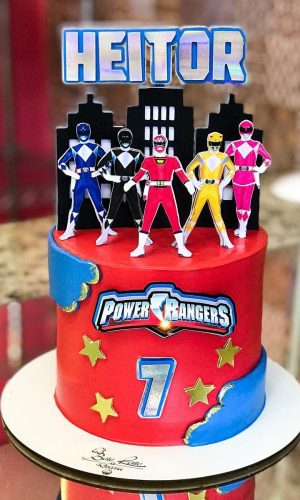 Arquivo de topo de bolo power rangers