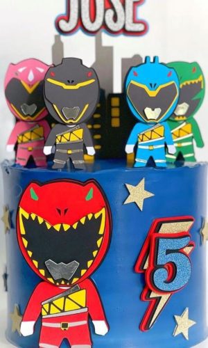 Arquivo de topo de bolo power rangers