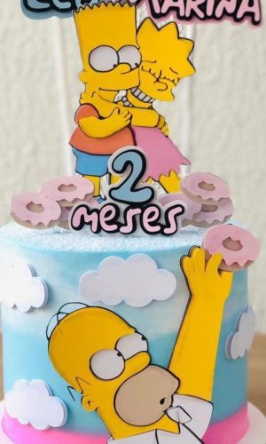 Arquivo de topo de bolo Simpsons