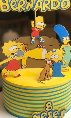 Arquivo de topo de bolo Simpsons