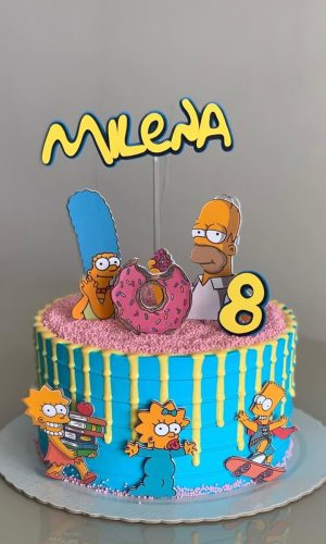 Arquivo de topo de bolo Simpsons