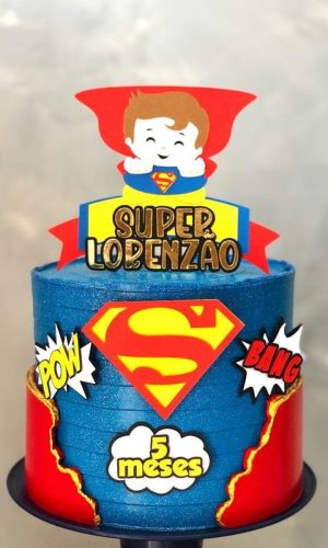 Arquivo de topo de bolo super homem