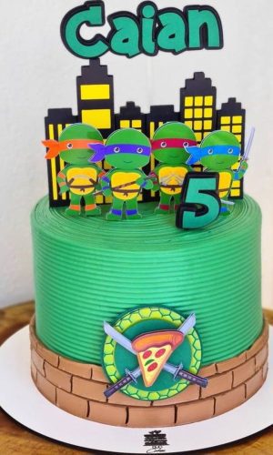 Arquivo de topo de bolo tartarugas ninjas