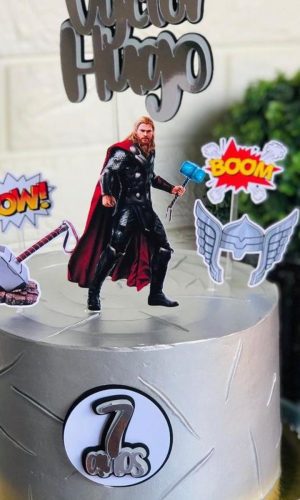 Arquivo de topo de bolo Thor