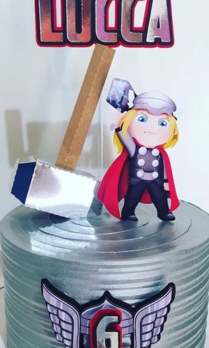 Arquivo de topo de bolo thor
