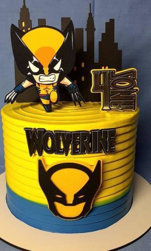 Arquivo de topo de bolo Wolverine