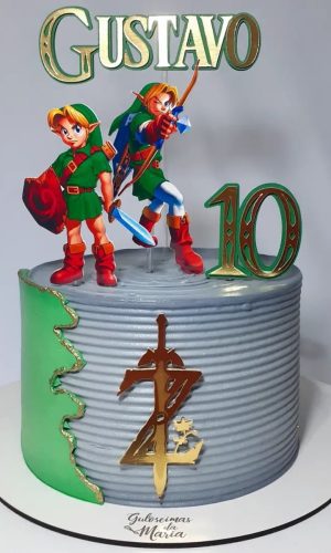 Arquivo de topo de bolo zelda