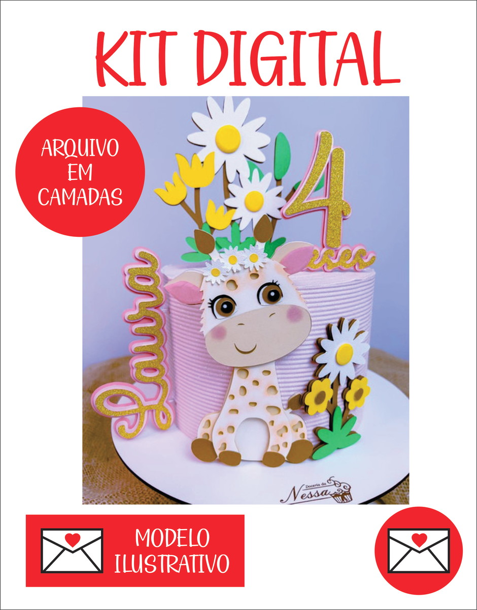 Arquivo de Topo Girafa em Camadas