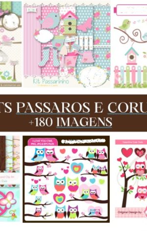 Arquivo Digital de Corte Passaros e Corujas