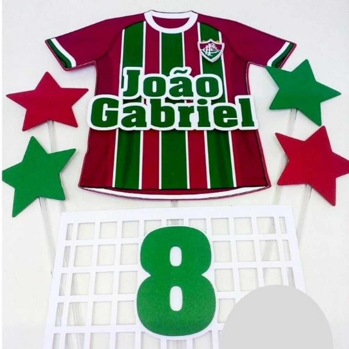 Arquivo digital de corte Topo de bolo Fluminense COD: 1027