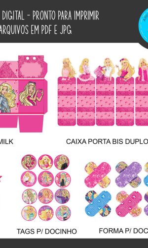 Arquivo Digital Kit Festa Barbie #2 (personalizado)