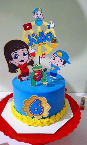 Topo de Bolo Lucas Neto Cute