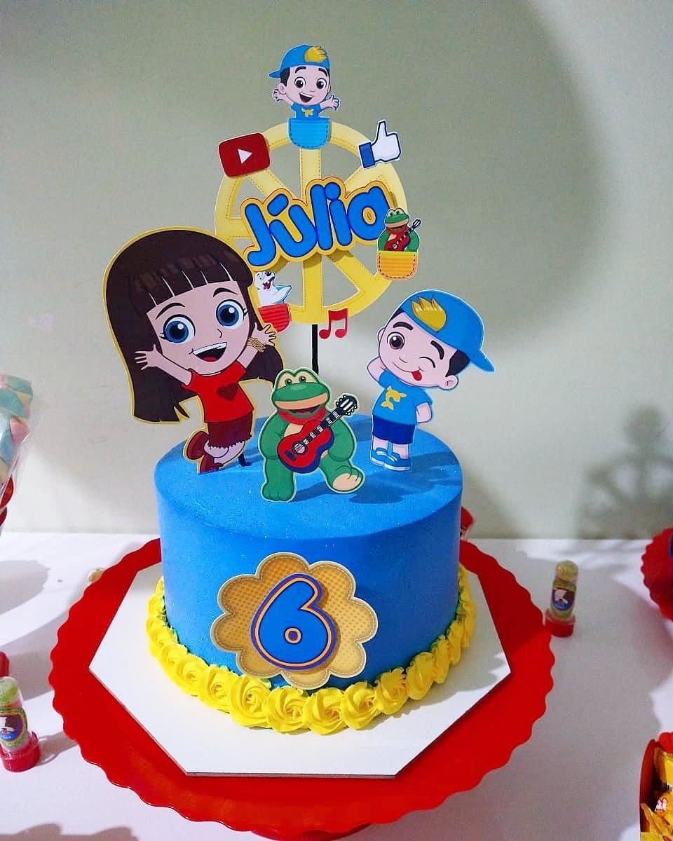 Topo de Bolo Lucas Neto Cute