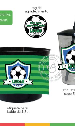 Arquivo Digital Personalizado | Kit Cinema Futebol