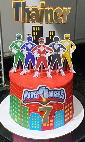 Arquivo Digital Power Rangers - Impressão e Corte