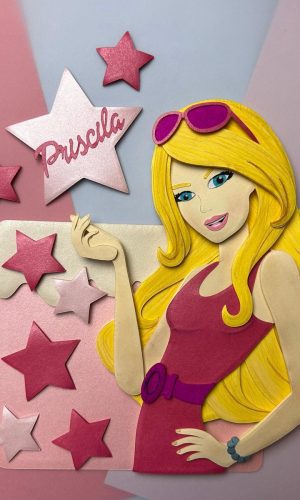 Arquivo Digital Topo Barbie em Camadas