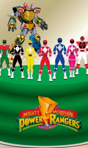 Arquivo digital - Topo bolo - Power Rangers Mighty Morphin
