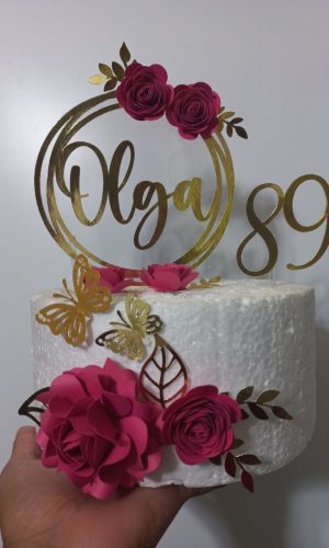 Arquivo Digital- Topo Circular Floral