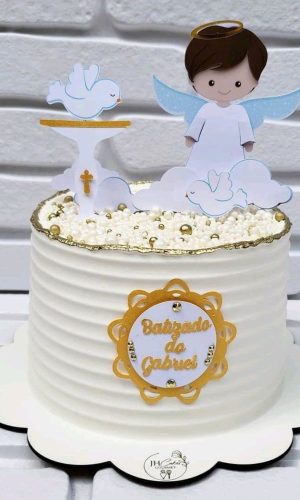 ARQUIVO DIGITAL- Topo de bolo Batizado